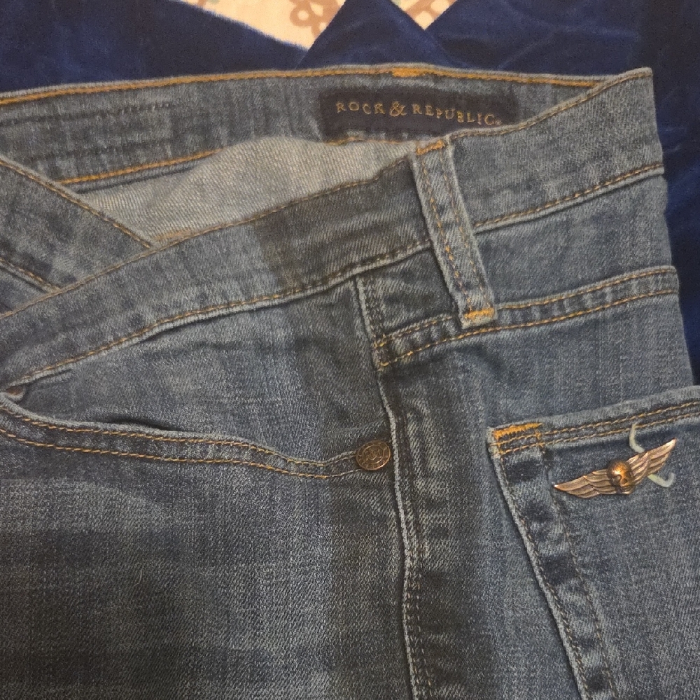 Rock & Republic Denim with Winged Detail